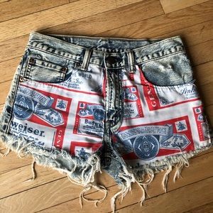Levi’s 505 Budweiser Cutoffs